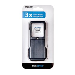 Carson Fickfrstoringsglas med ljus, 3x