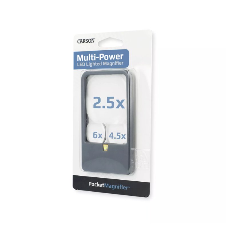Carson Ficklupp med ljus 2,5x, 4,5x, 6x 