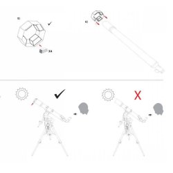 Explore Scientific solfilter 203mm SC til teleskop