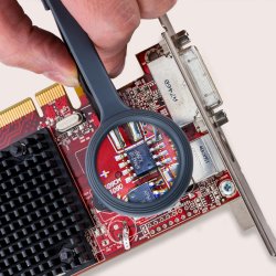 Carson Lupp med pincett