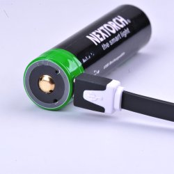NEXTORCH 18650 USB Batteri