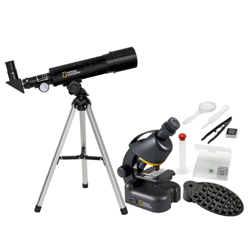 National Geographic Teleskop och Mikroskop set kompakt 