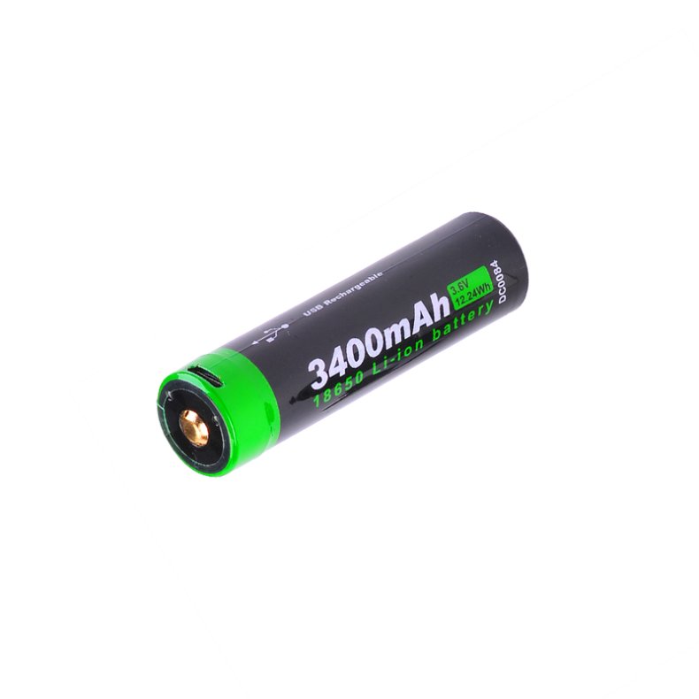 NEXTORCH 18650 USB Batteri