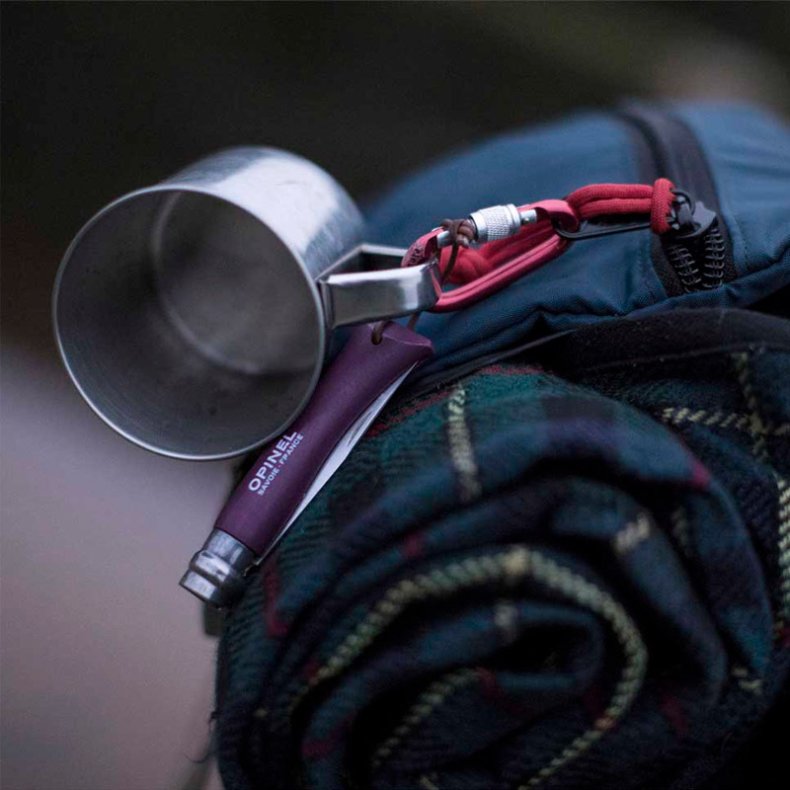 Opinel Foldekniv no.8 Burgundy