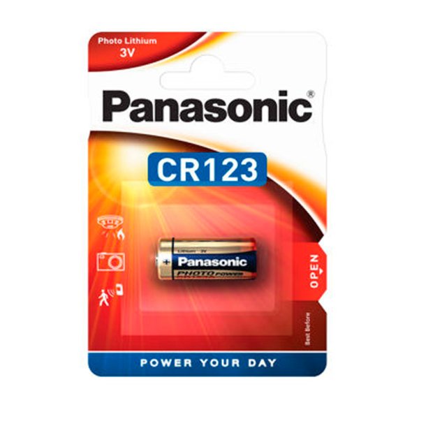 Panasonic CR123A litiumbatteri