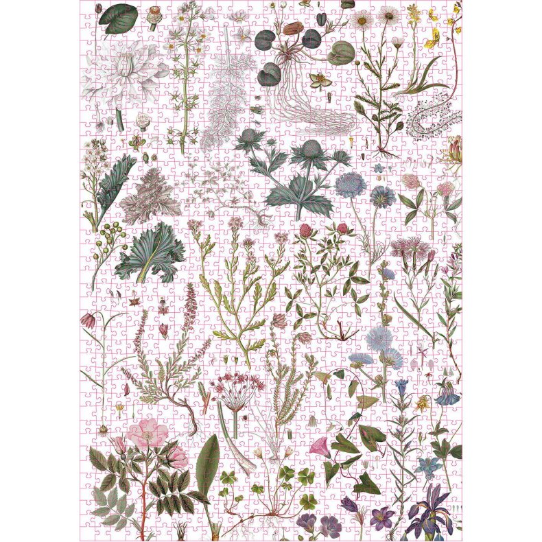 Pussel Flora Danica Atlas