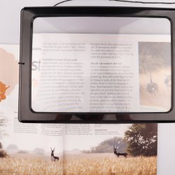 Viewlux fresnel lup med lys 3x