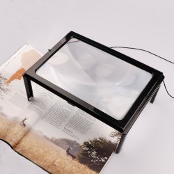 Viewlux fresnel lup med lys 3x