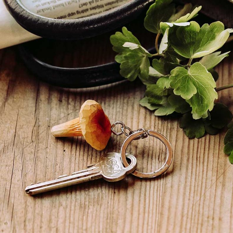 Wildlife Garden Nyckelring Kantarell