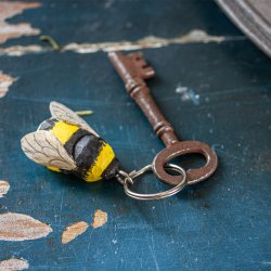 Wildlife Garden Nyckelring Bi