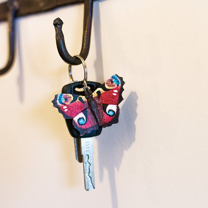 Wildlife Garden Nyckelring Fj&auml;ril