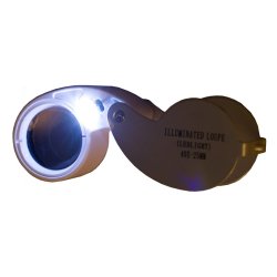 Levenhuk Botaniklup med lys 40x