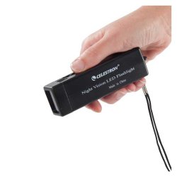 Natlygte med rdt lys