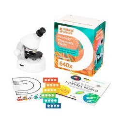 Discovery Mikroskop, 40-640x, vit