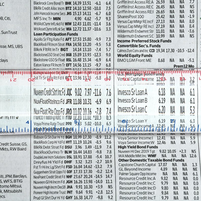 Carson lselineal med inddeling