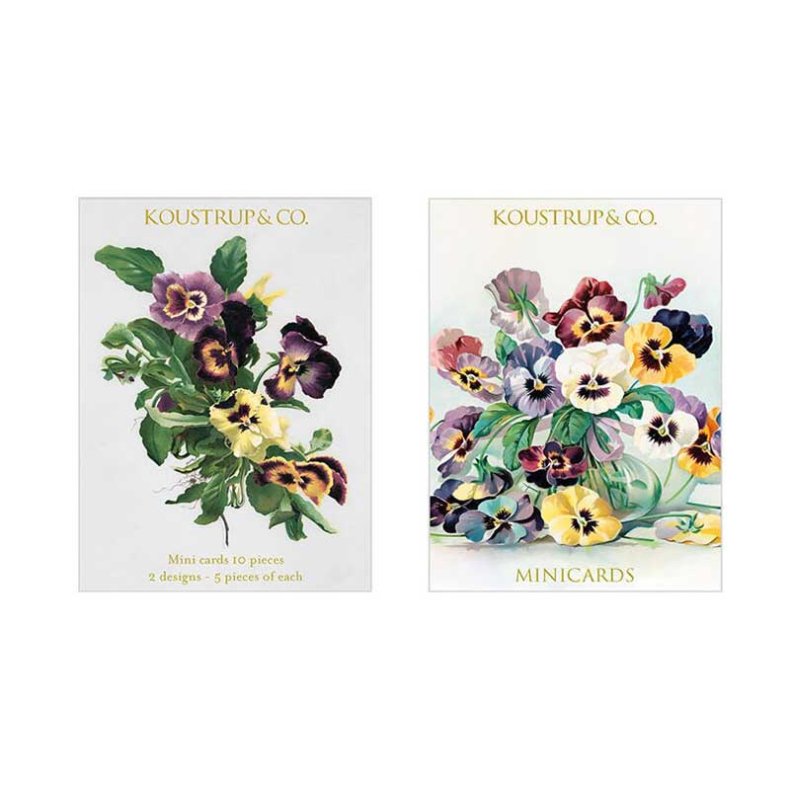 Minikort Blomst 