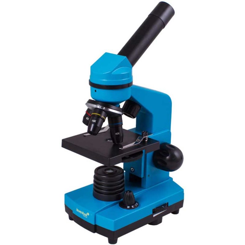 Levenhuk Mikroskop, 40-400x, Azurra