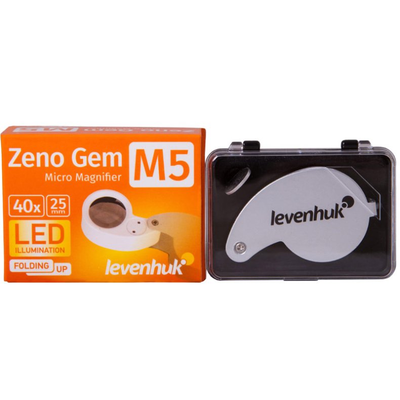 Levenhuk Botaniklup med lys 40x