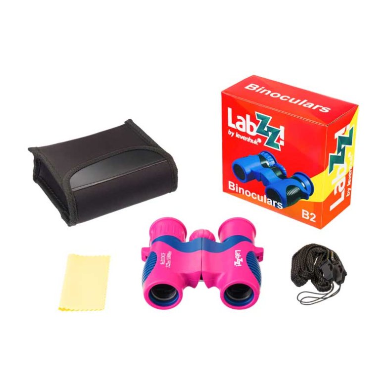 Levenhuk Labzz barnkikare 8x frstoring, kikare fr barn frn 3 r.