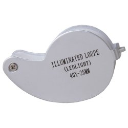 Levenhuk Botaniklup med lys 40x