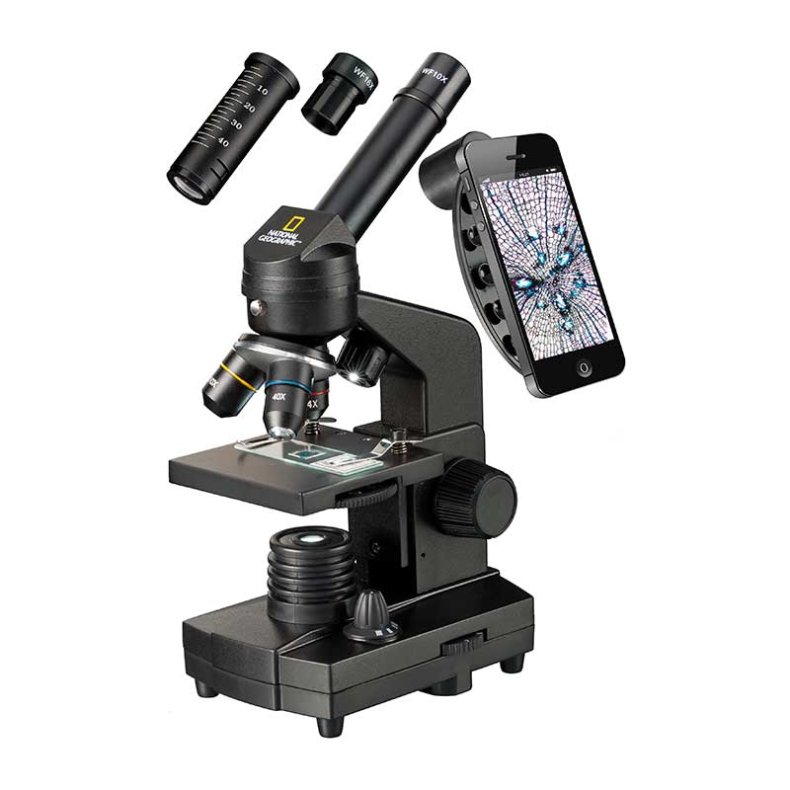 National Geographic Mikroskop, 40x-1280x inkl. smartphoneholder