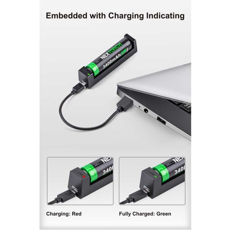 NEXTORCH DC10 Batterilader 