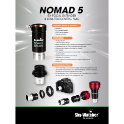 Sky-Watcher Nomad-5, 5x tele-Centric focal extender