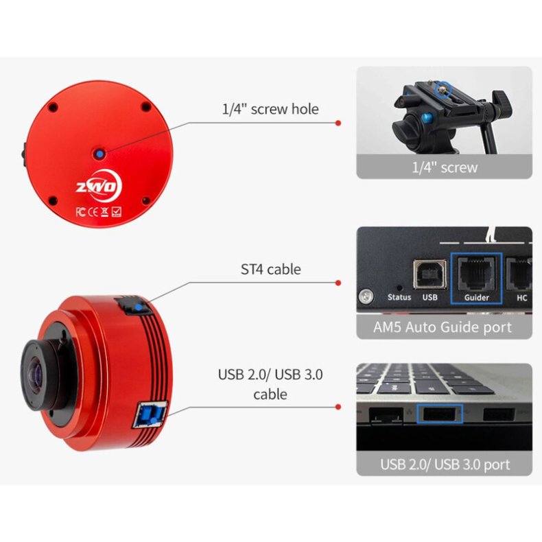 ZWO Kamera ASI 678 MM mono